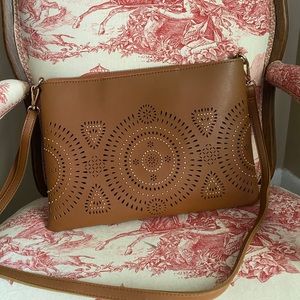 Brown crossbody purse